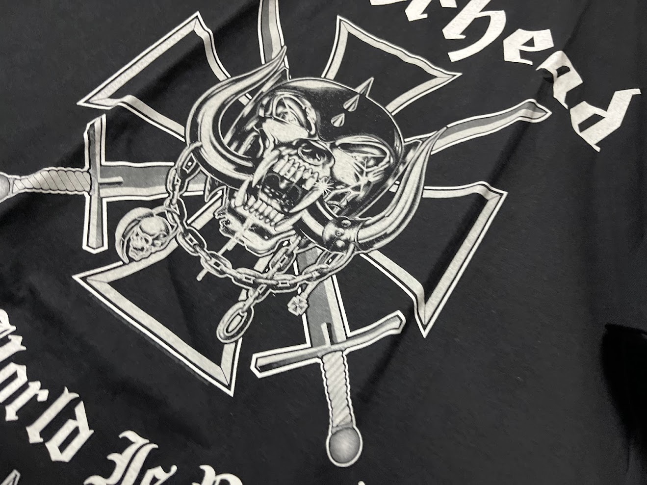 �ں߸ˤ����MOTORHEAD (�⡼�����إå�) IRON CROSS �֥������󡦥����� �� Ŵ������T����� XL������