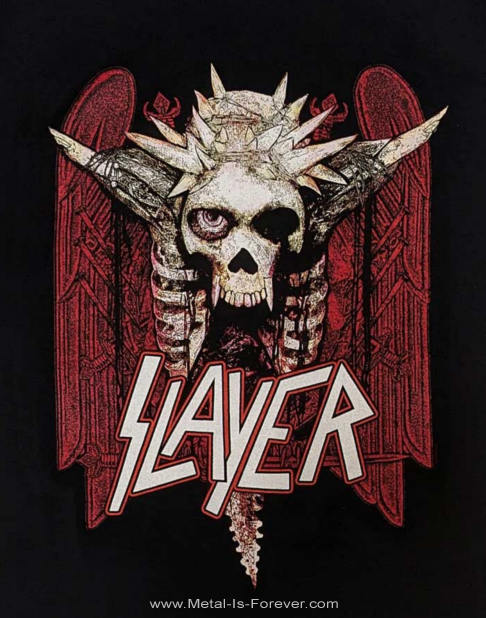 SLAYER (쥤䡼) Nailed Red ֥ͥ뎥åɡ T