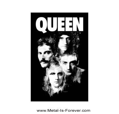 QUEEN -クイーン- FACES 「フェイス」 布製ポスター｜メタルTシャツ