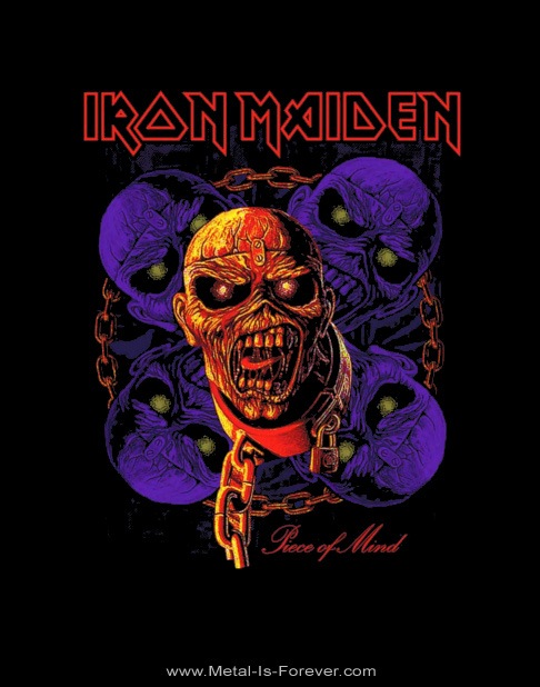 IRON MAIDEN (�������󡦥ᥤ�ǥ�) Piece of Mind ��ƬǾ���ס� �ޥ�����إåɡ����ǥ� �ԥ����