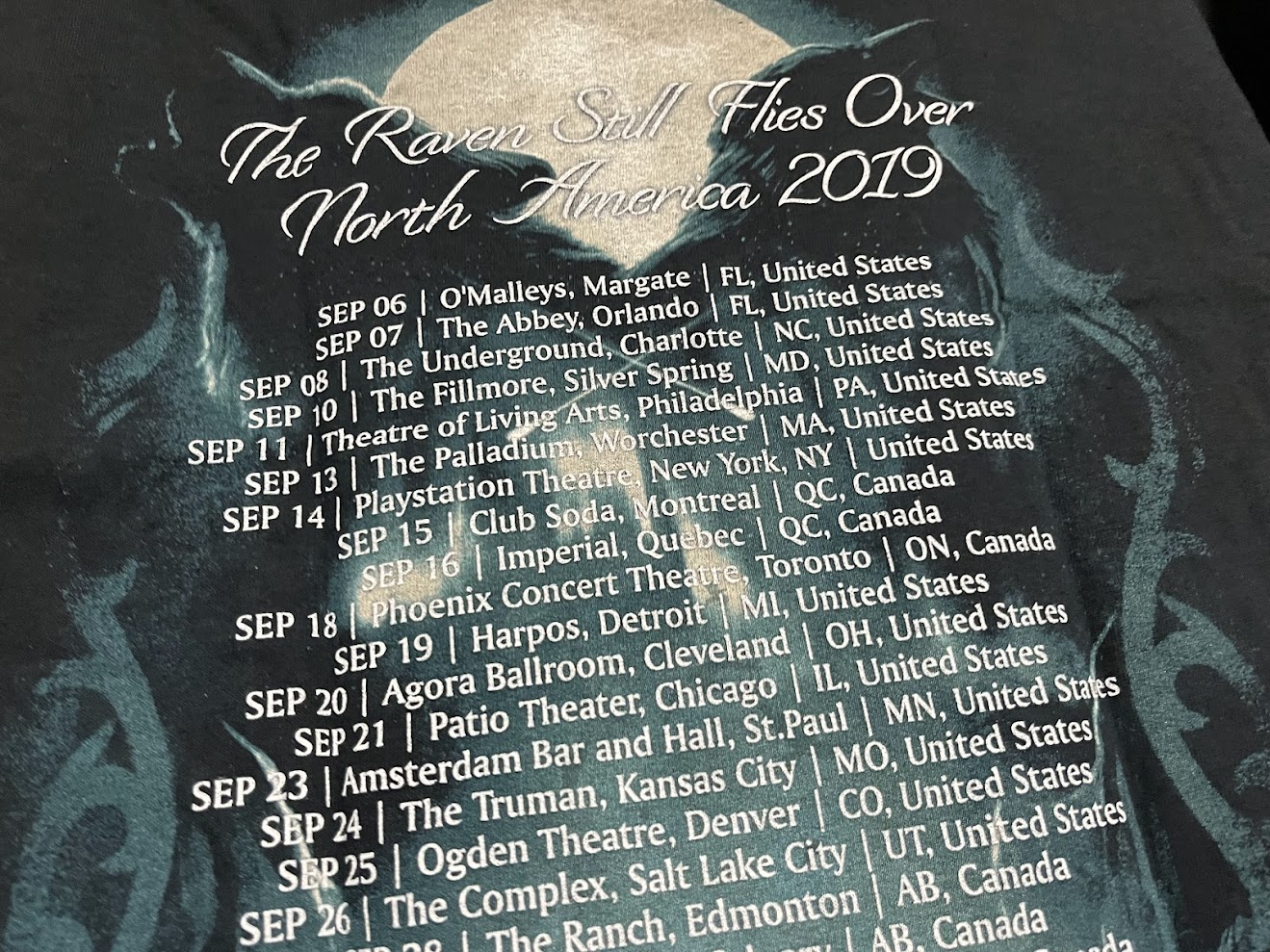 �ں߸ˤ����SONATA ARCTICA (���ʥ����������ƥ���) RAVEN STILL LIES �֥쥤���󡦥��ƥ��롦�饤���� 2019ǯ���ƥĥ���T�����  S�������ڥ��쥯�����������ƥ��