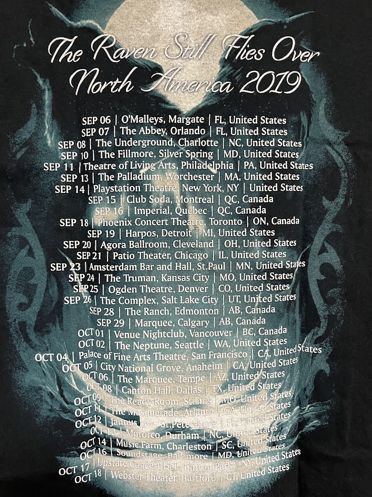 �ں߸ˤ����SONATA ARCTICA (���ʥ����������ƥ���) RAVEN STILL LIES �֥쥤���󡦥��ƥ��롦�饤���� 2019ǯ���ƥĥ���T�����  S�������ڥ��쥯�����������ƥ��