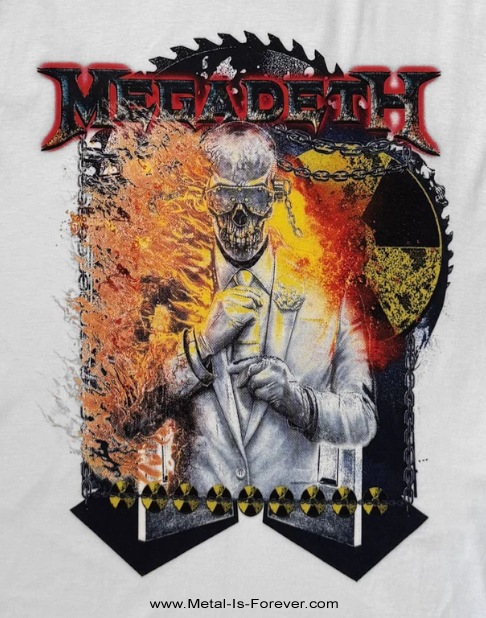 MEGADETH (�ᥬ�ǥ�) Vic Sawblade �֥����å��������֥쥤�ɡ� T����ġ����