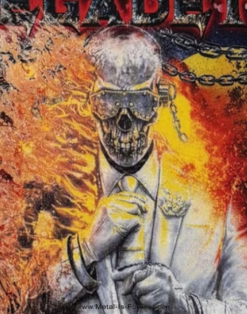 MEGADETH (�ᥬ�ǥ�) Vic Sawblade �֥����å��������֥쥤�ɡ� T����ġ����