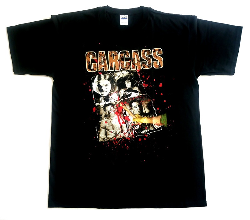 在庫有り商品】CARCASS -カーカス- NECROTICISM(屍体愛好癖) Tシャツ L