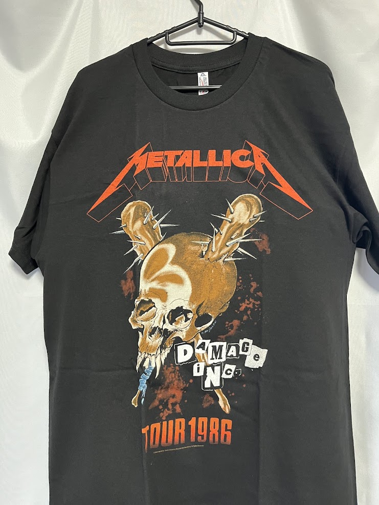 �ں߸�ͭ���METALLICA (�᥿�ꥫ) DAMAGE INC. �֥��᡼�������󥯡�1986ǯ�ĥ��� T����� �ԥ���� L������