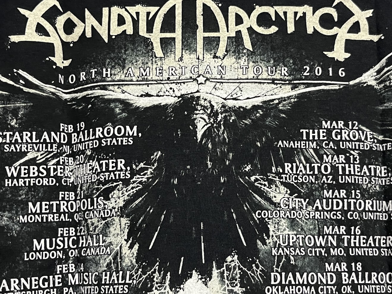 �ں߸ˤ����SONATA ARCTICA (���ʥ����������ƥ���) WHITE WOLF �֥ۥ磻�ȡ�����ա� 2016ǯ���ƥĥ��� �ԥ����  M�������ڥ��쥯�����������ƥ��