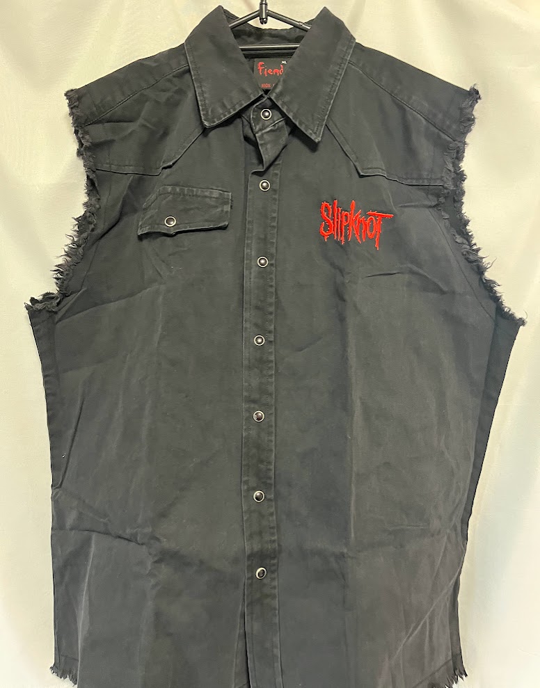 �ں߸ˤ����SLIPKNOT (����åץΥå�) Crest�֥��쥹�ȡ� �Ρ����꡼�����٥��� XL������