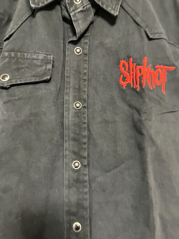 �ں߸ˤ����SLIPKNOT (����åץΥå�) Crest�֥��쥹�ȡ� �Ρ����꡼�����٥��� XL������