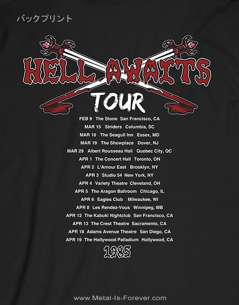 SLAYER (쥤䡼) HELL AWAITS ֥إ롦ġ 1985ǯĥ T