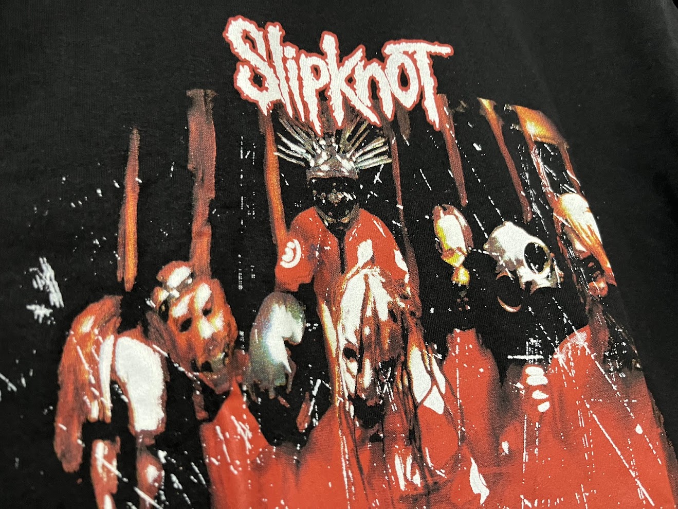 �ں߸ˤ����SLIPKNOT (����åץΥå�) Spit it Out �֥��ԥåȡ����åȡ������ȡ� ĹµT����� M������