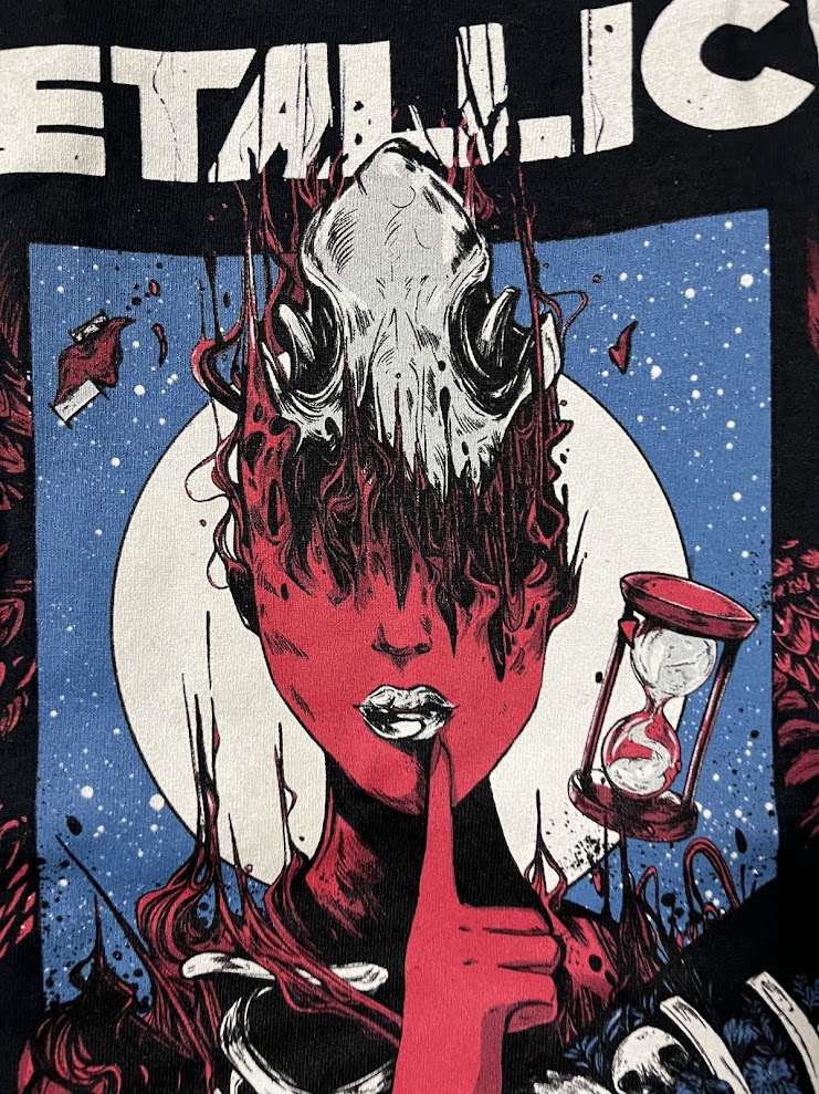 �ں߸�ͭ���METALLICA (�᥿�ꥫ) Enter Sandman Poster �֥��󥿡�������ɥޥ󡦥ݥ������� T����� XXL������