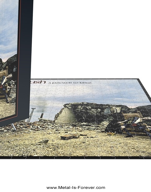 RUSH ラッシュ A FAREWELL TO KINGS 「フェアウェル・トゥ・キングス」 500ピース ジグソーパズル｜メタルTシャツ