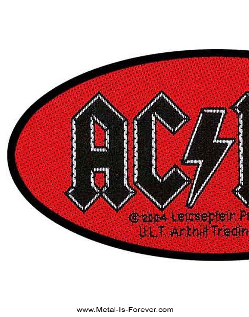 AC/DC (�����������ǥ�������) Oval Logo �֥����Х롦������ ��åڥ�