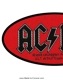 AC/DC (�����������ǥ�������) Oval Logo �֥����Х롦������ ��åڥ�