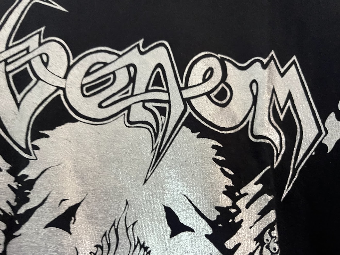 �ں߸ˤ����VENOM (�����Υ�) Black Metal �֥֥�å����᥿��� T����� L�������ڥ��쥯�����������ƥ��