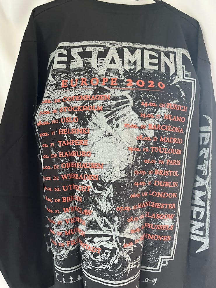 �ں߸ˤ����TESTAMENT (�ƥ�������) TITANS OF CREATION �֥������󥺡����֡����ꥨ�������� 2020ǯ�衼���åѡ��ĥ��� ĹµT����� L�������ڥ��쥯�����������ƥ��