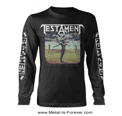 TESTAMENT (テスタメント) PRACTICE WHAT YOU PREACH 「プラクティス・ホワット・ユー・プリーチ」 長袖T
