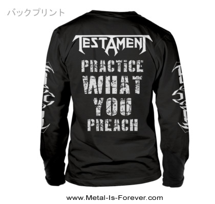 TESTAMENT (�ƥ�������) PRACTICE WHAT YOU PREACH �֥ץ饯�ƥ������ۥ�åȡ��桼���ץ꡼���� ĹµT�����