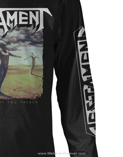 TESTAMENT (テスタメント) PRACTICE WHAT YOU PREACH 「プラクティス・ホワット・ユー・プリーチ」 長袖T