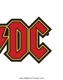 AC/DC (�����������ǥ�������) Logo �֥����� ���åȥ����� ��åڥ�