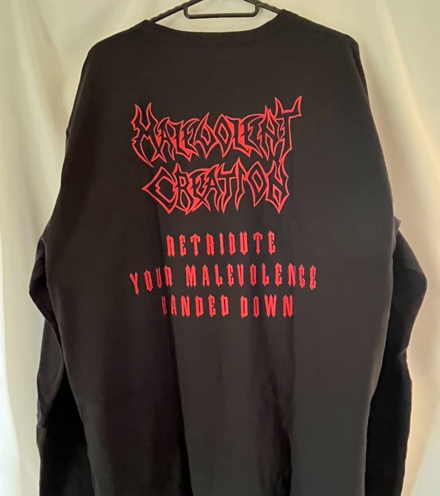 �ں߸ˤ����MALEVOLENT CREATION (�ޥ�������ȡ����ꥨ�������) Retribution �֥�ȥ�ӥ塼������ ĹµT����� XL�������ڥ��쥯�����������ƥ��