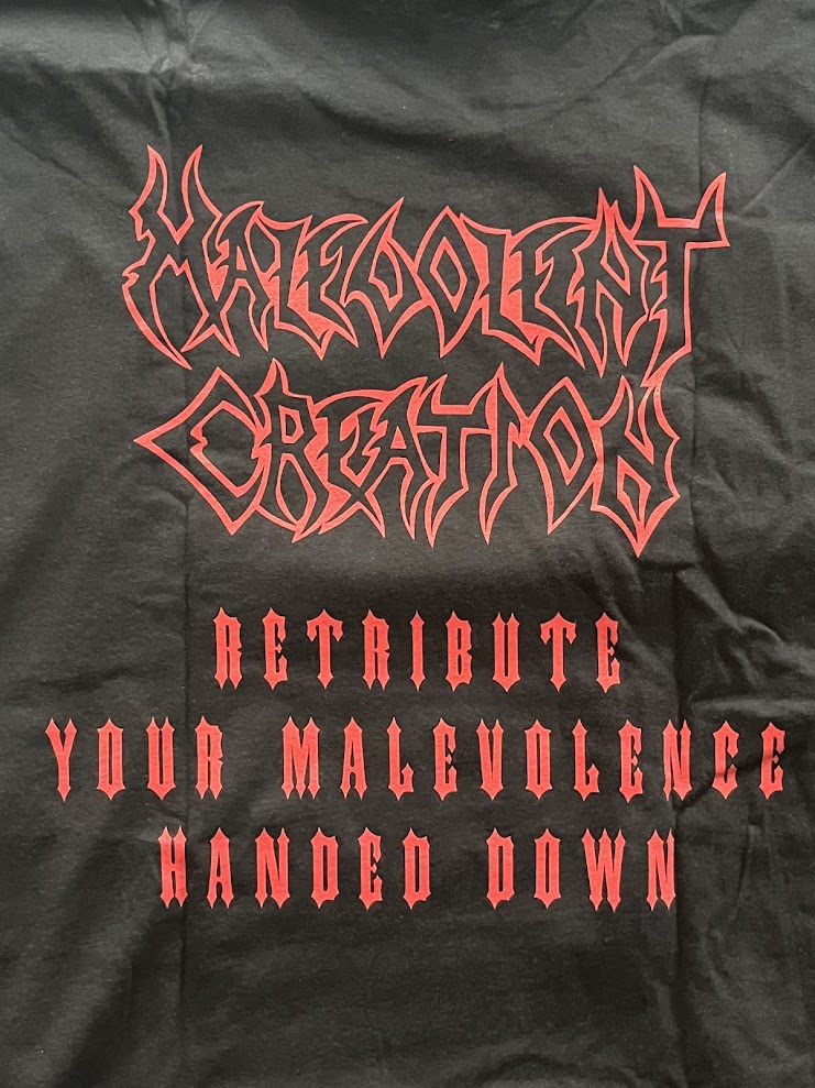 �ں߸ˤ����MALEVOLENT CREATION (�ޥ�������ȡ����ꥨ�������) Retribution �֥�ȥ�ӥ塼������ ĹµT����� XL�������ڥ��쥯�����������ƥ��