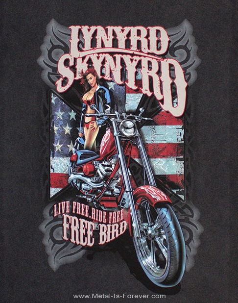 LYNYRD SKYNYRD (�졼�ʡ��ɡ������ʡ���) Ride Free �֥饤�ɡ��ե꡼�� ���ȡ��󡦥����å��� T����ġʥ��㥳���롦���졼��
