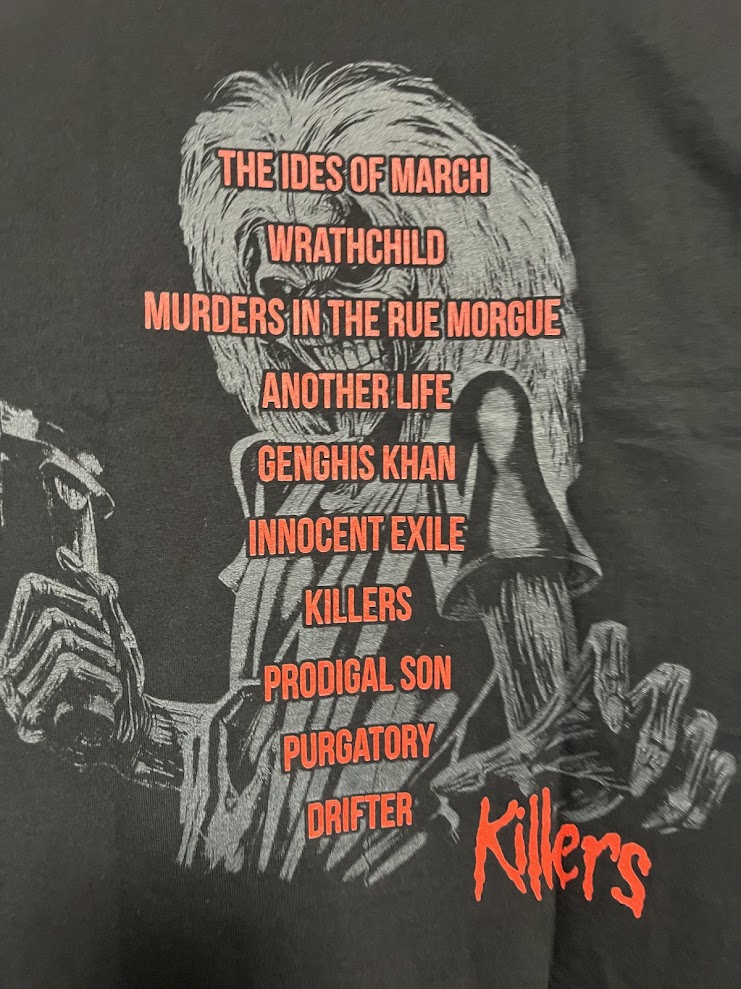 �ں߸ˤ����IRON MAIDEN (�������󡦥ᥤ�ǥ�) KILLERS �֥��顼���� �ȥ�å��ꥹ�� �ԥ���� M������