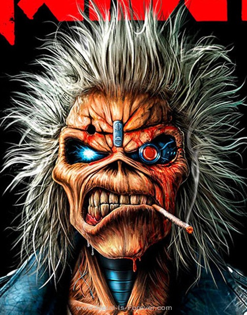 IRON MAIDEN (�������󡦥ᥤ�ǥ�) Est. 1975 Eddie Scream Portrait ��1975ǯ�����ǥ��������꡼�ࡦ�ݡ��ȥ쥤�ȡ� �����ݥ�����