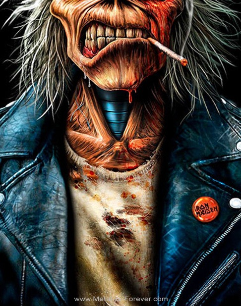IRON MAIDEN (�������󡦥ᥤ�ǥ�) Est. 1975 Eddie Scream Portrait ��1975ǯ�����ǥ��������꡼�ࡦ�ݡ��ȥ쥤�ȡ� �����ݥ�����
