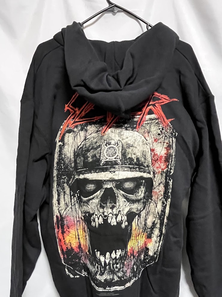 �ں߸ˤ����SLAYER (���쥤�䡼) ETCHED SKULL �֥��å��ɡ�������� ���åס��ѡ����� M������
