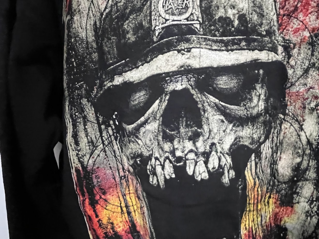 �ں߸ˤ����SLAYER (���쥤�䡼) ETCHED SKULL �֥��å��ɡ�������� ���åס��ѡ����� M������