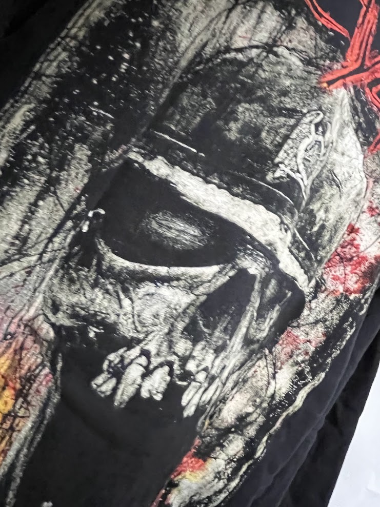 �ں߸ˤ����SLAYER (���쥤�䡼) ETCHED SKULL �֥��å��ɡ�������� ���åס��ѡ����� M������