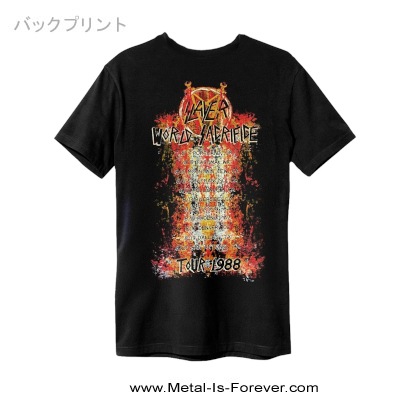 SLAYER (���쥤�䡼) World Sacrifice Tour�֥��ɡ�������ե��������ĥ����ץ���ץ�ե����� T�����