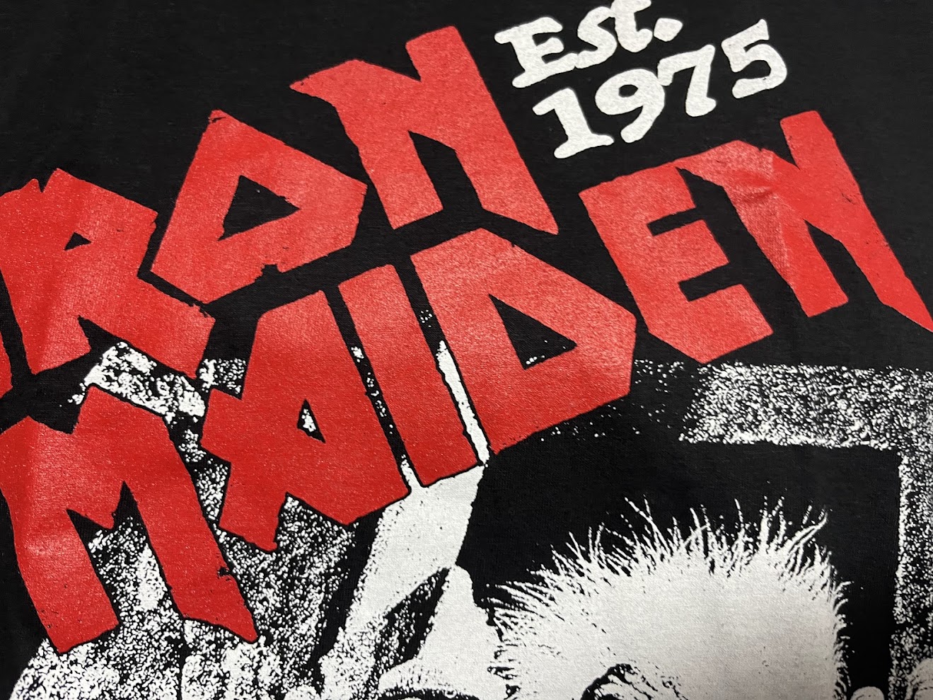 �ں߸ˤ����IRON MAIDEN (�������󡦥ᥤ�ǥ�) Est. 1975 No Prayer Grave Red Logo ��1975ǯ���Ρ����ץ쥤�䡼�����쥤������åɡ������� �ԥ���� L������