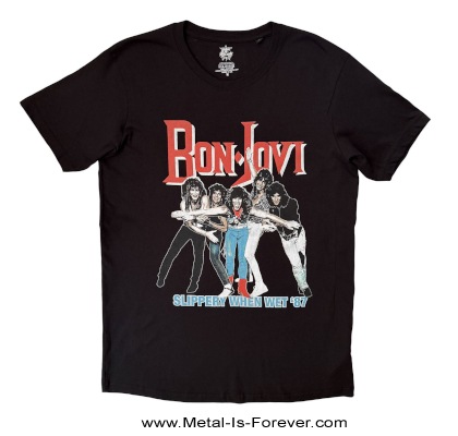 BON JOVI (�ܥ󡦥������) Slippery When Wet �֥磻��ɡ����󡦥������ȥ꡼�ġ� Tour '87 T�����