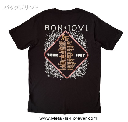 BON JOVI (�ܥ󡦥������) Slippery When Wet �֥磻��ɡ����󡦥������ȥ꡼�ġ� Tour '87 T�����
