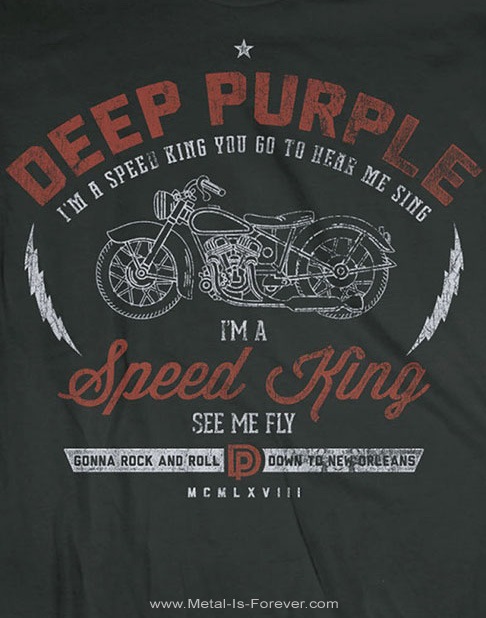 DEEP PURPLE (ǥסѡץ) SPEED KING ֥ԡɡ󥰡 T