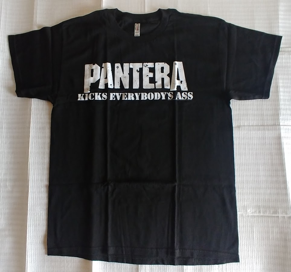 �ں߸�ͭ���PANTERA (�ѥ�ƥ�) KICKS EVERYBODY'S ASS �֥��å��������֥�Хǥ��������� T����� L������