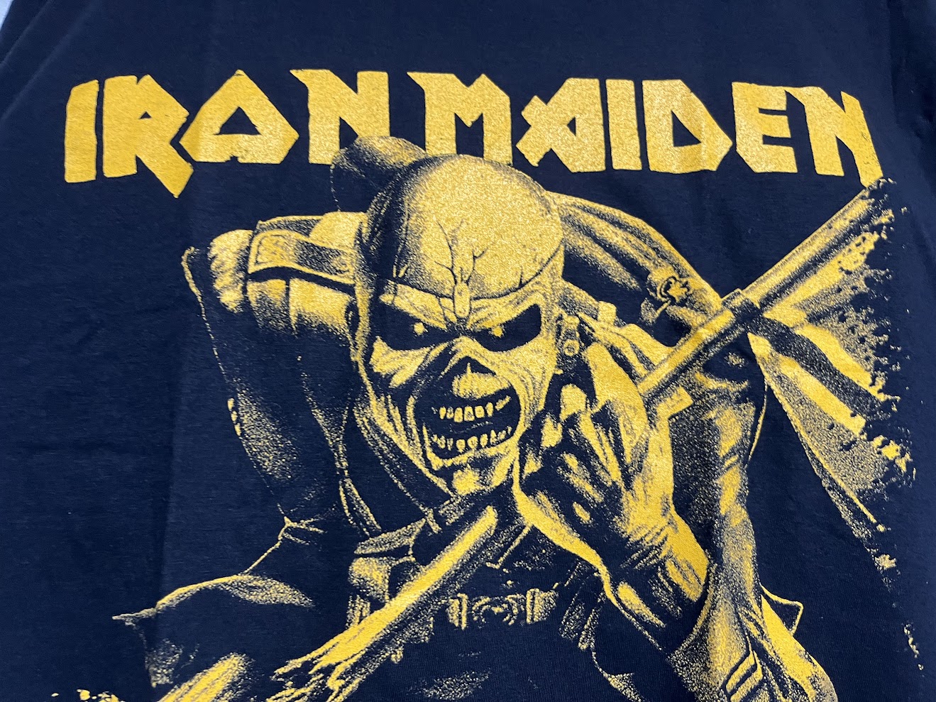 �ں߸ˤ����IRON MAIDEN (�������󡦥ᥤ�ǥ�) 50 Trooper Crop yellow ��50��ǯ�������ʤ��襤�������åס����������ףԥ���� L������