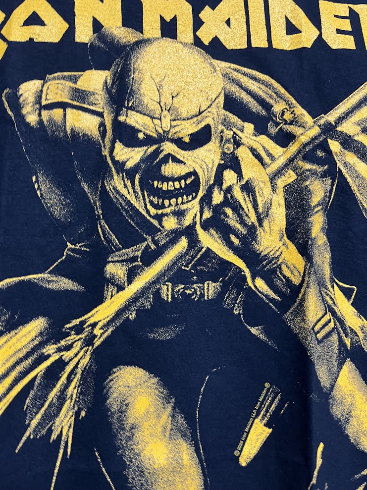 �ں߸ˤ����IRON MAIDEN (�������󡦥ᥤ�ǥ�) 50 Trooper Crop yellow ��50��ǯ�������ʤ��襤�������åס����������ףԥ���� L������