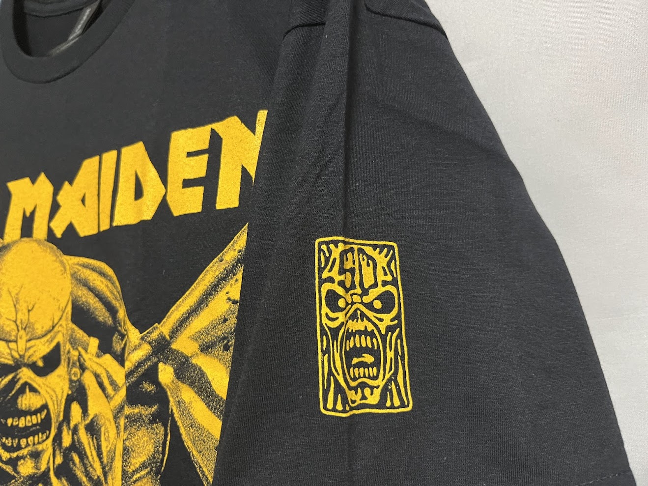 �ں߸ˤ����IRON MAIDEN (�������󡦥ᥤ�ǥ�) 50 Trooper Crop yellow ��50��ǯ�������ʤ��襤�������åס����������ףԥ���� L������