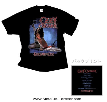 OZZY OSBOURNE (�������������ܡ���) Blizzard of Ozz �֥֥ꥶ���ɡ����֡����������ɤ�줿��ͺ����� �ȥ�å��ꥹ�� T�����