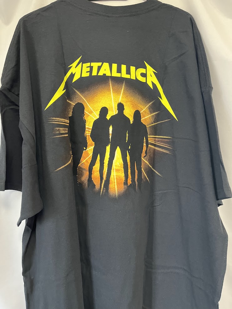 �ں߸�ͭ���METALLICA (�᥿�ꥫ) Strobes �֥��ȥ��ܡ� T����� 3XL������