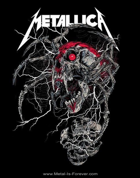 METALLICA (᥿ꥫ) SPIDER DEAD ֥ѥǥåɡ T