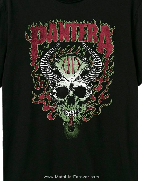 PANTERA (�ѥ�ƥ�) Fire Skull �֥ե���������������� ����ץ�ե����� T�����