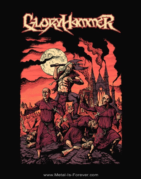 GLORYHAMMER (�������꡼�ϥ�ޡ�) Hoots Monk Massacre �֥ա��ġ���󥯡��ޥ������� �ԥ����