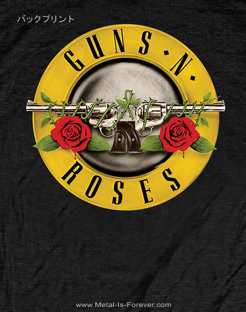 GUNS N' ROSES -���󥺡�����ɡ���������- CLASSIC LOGO �֥��饷�å��������� �ԥ���ġʥХå��ץ��ȡ�