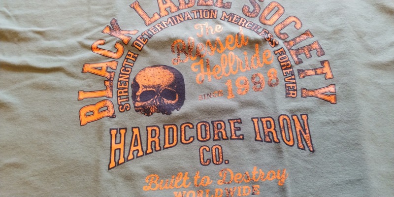 ں߸ͭBLACK LABEL SOCIETY (֥å졼٥롦ƥ) HARDCORE IRON ֥ϡɥ Tġʥ XL